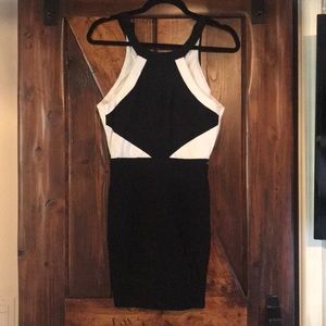 Black and white dress